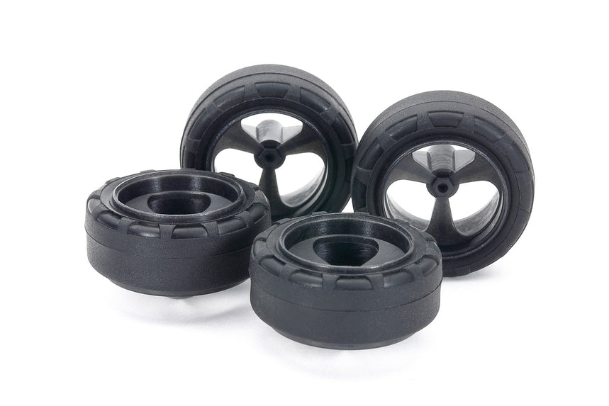 TAMIYA SM LF TIRE 24mm CARBON WHEEL 15541