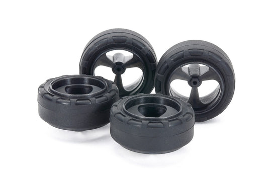 TAMIYA SM LF TIRE 24mm CARBON WHEEL 15541